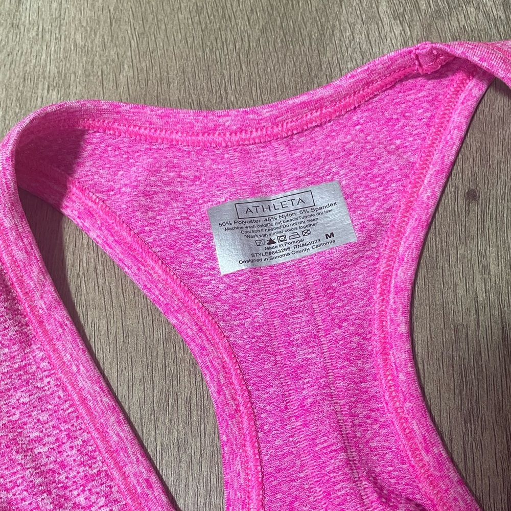 Athleta • Fastest Track Tank • Pink - Picture 5 of 5